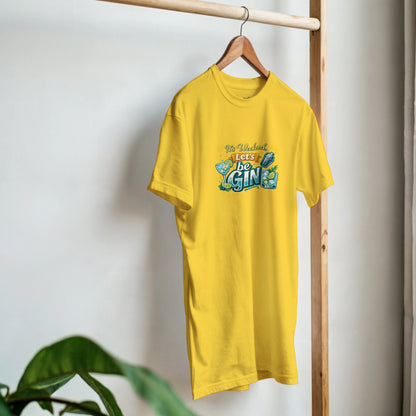 Let Weekend Be Gin - Men Premium Soft Cotton Graphic Tee