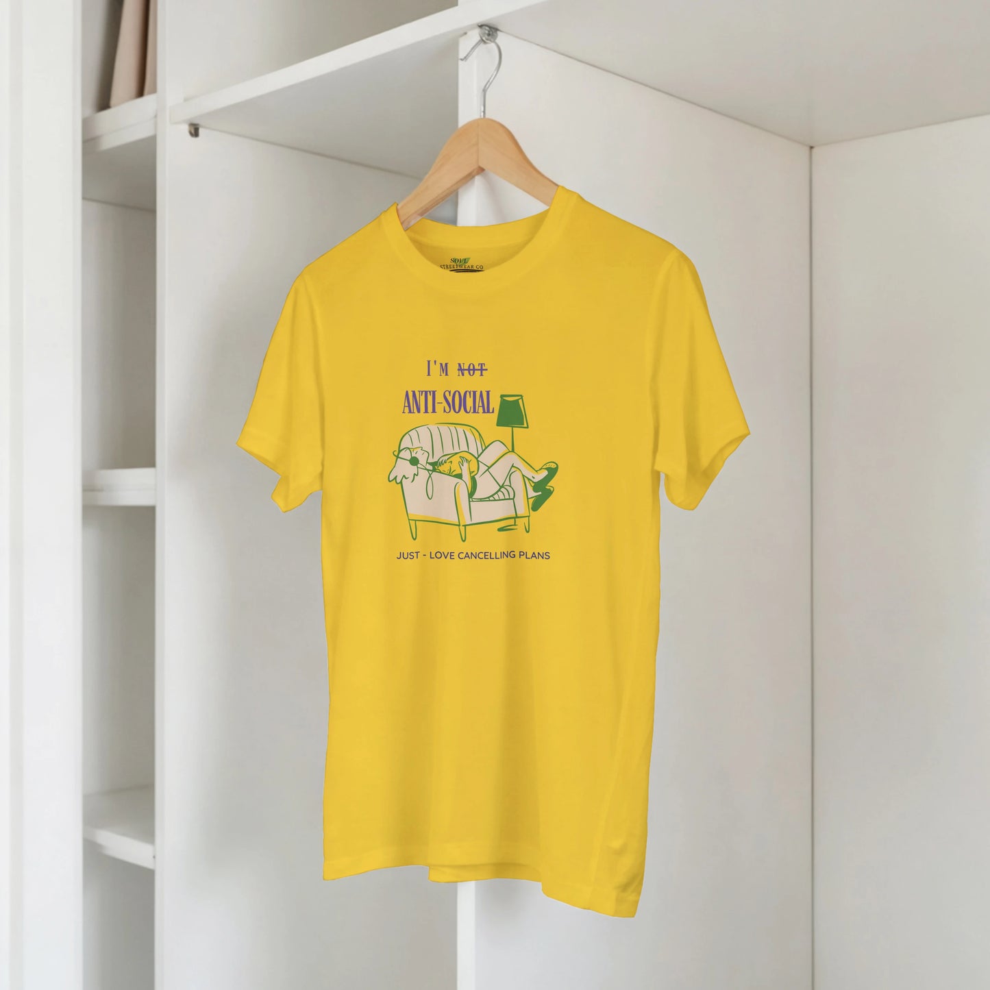 I Am Not Anti-Social - Women Premium Graphic Tee
