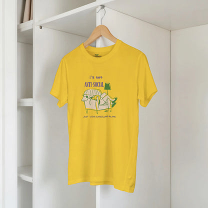I Am Not Anti-Social - Women Premium Graphic Tee