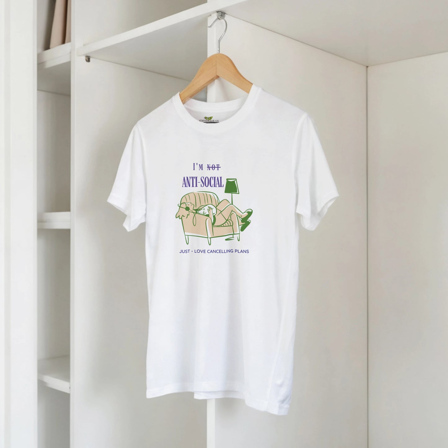 I Am Not Anti-Social - Women Premium Graphic Tee