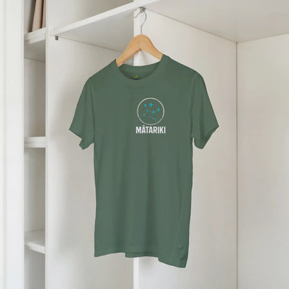 MĀTARIKI BLUE SIGNATURE -  Men Premium Crewneck Tee