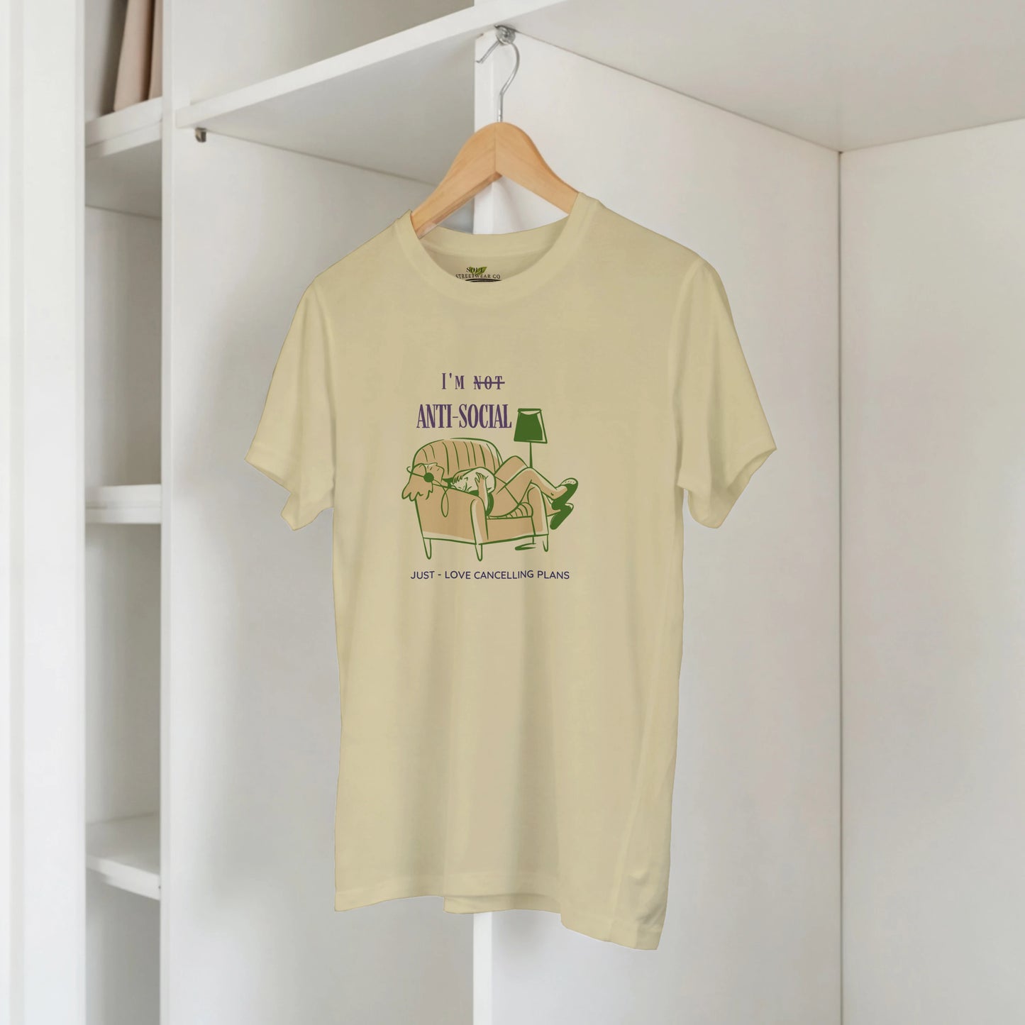 I Am Not Anti-Social - Women Premium Graphic Tee