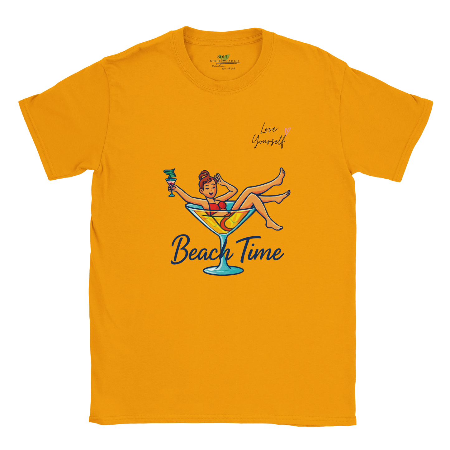 Love Yourself Beach Time - Men Premium Holiday Graphic Tee