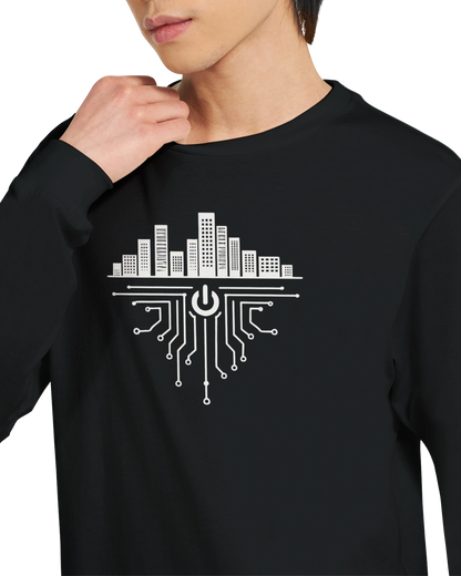Spaghetti Code Metropolis – Men's Organic Long sleeve Tee