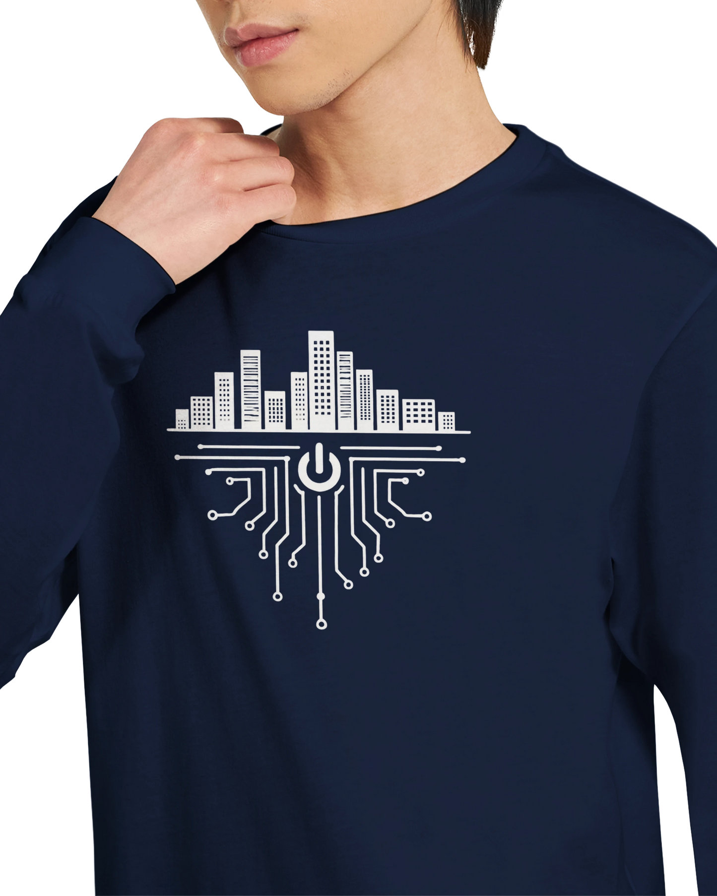 Spaghetti Code Metropolis – Men's Organic Long sleeve Tee