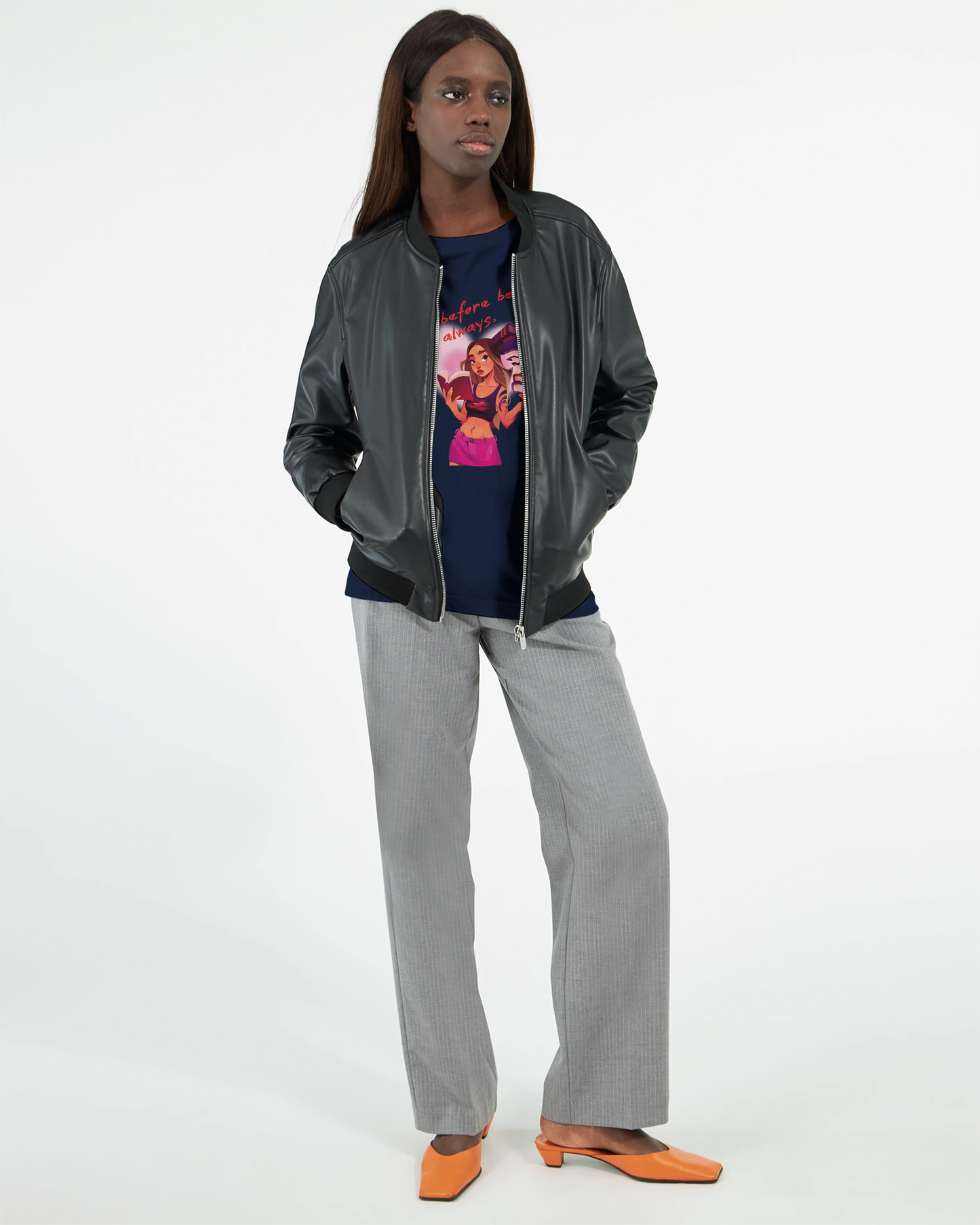 Books Before Boys - Premium Women's Long Sleeve Tee