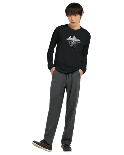 Spaghetti Code Metropolis – Men's Organic Long sleeve Tee