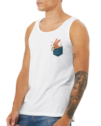 Easter Bunny Pocket - Premium Men Tank Top