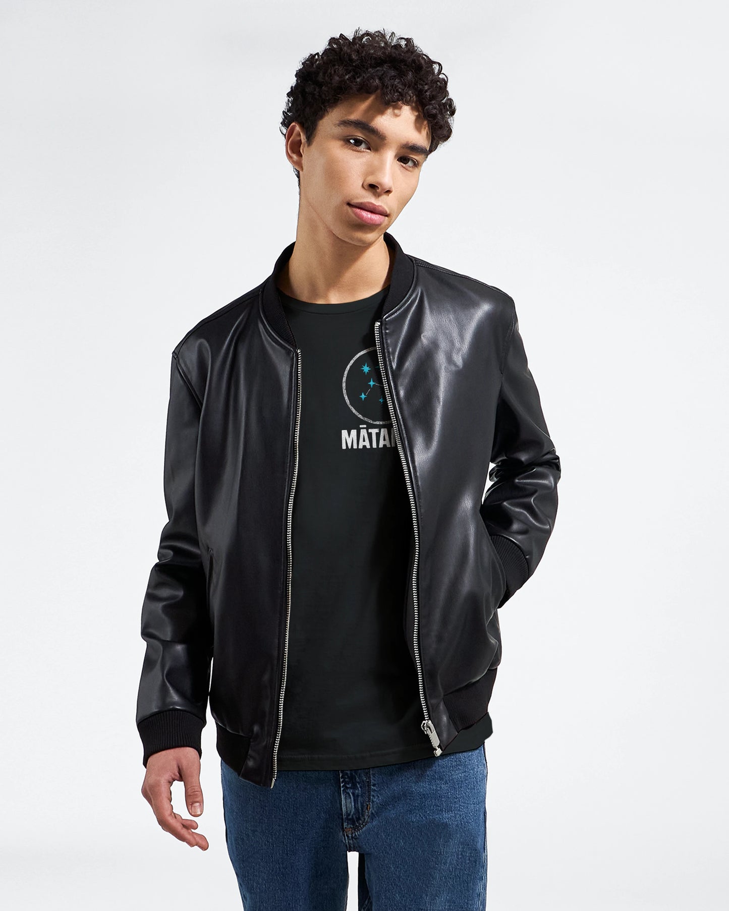 MĀTARIKI BLUE SIGNATURE -  Men Premium Crewneck Tee