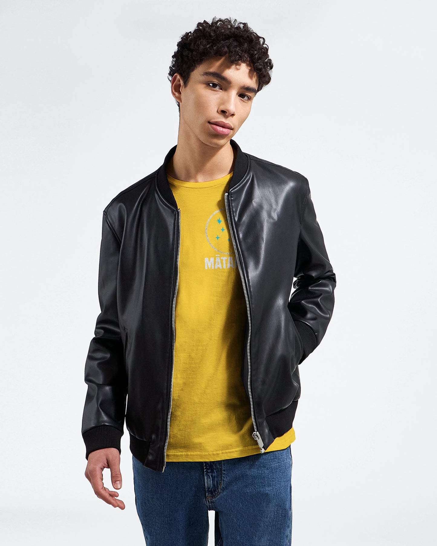 MĀTARIKI BLUE SIGNATURE -  Men Premium Crewneck Tee