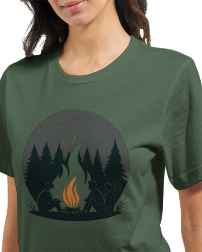 Matariki Glow New Beginnings - Women Premium Crewneck Tee