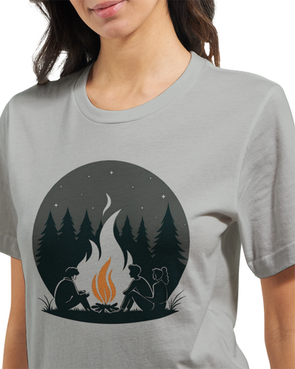 Matariki Glow New Beginnings - Women Premium Crewneck Tee