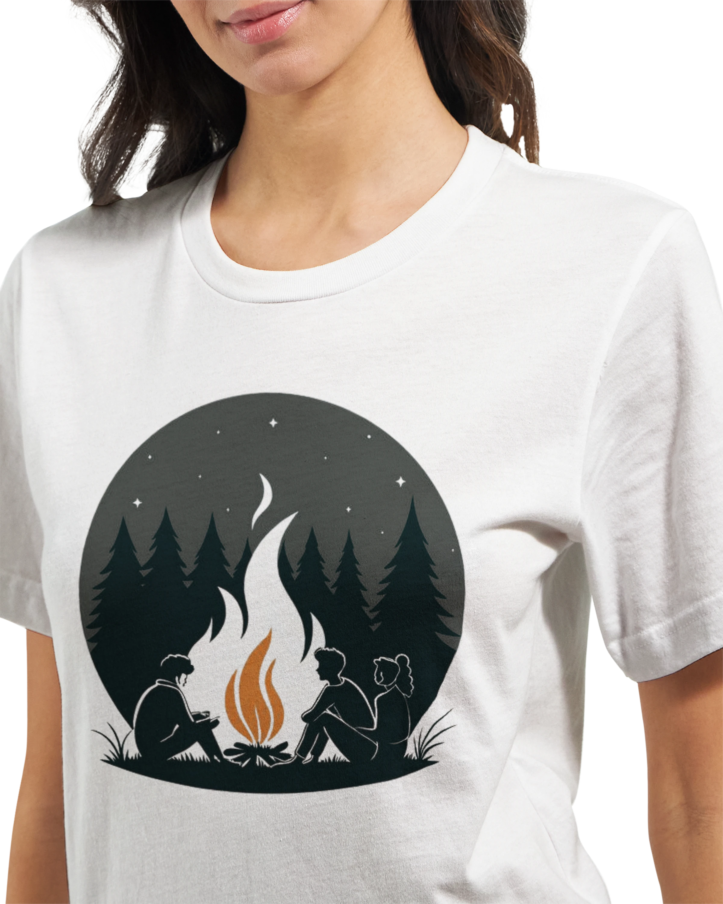 Matariki Glow New Beginnings - Women Premium Crewneck Tee