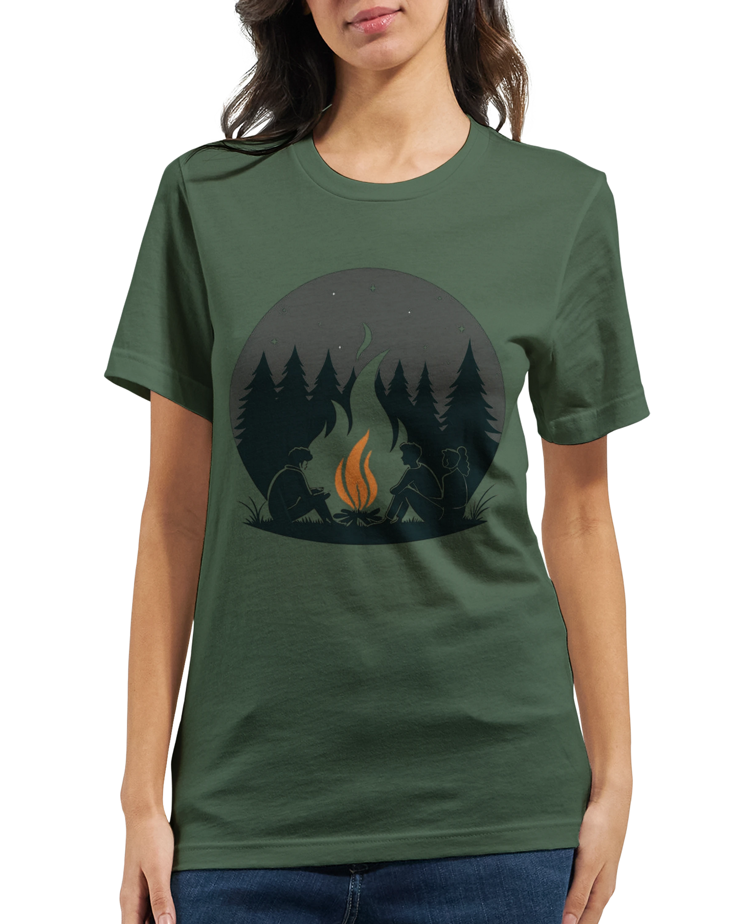 Matariki Glow New Beginnings - Women Premium Crewneck Tee