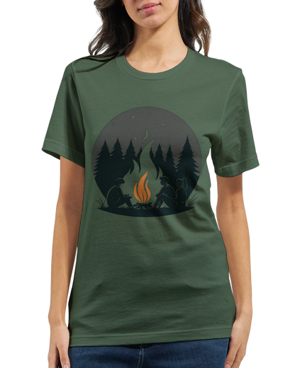 Matariki Glow New Beginnings - Women Premium Crewneck Tee