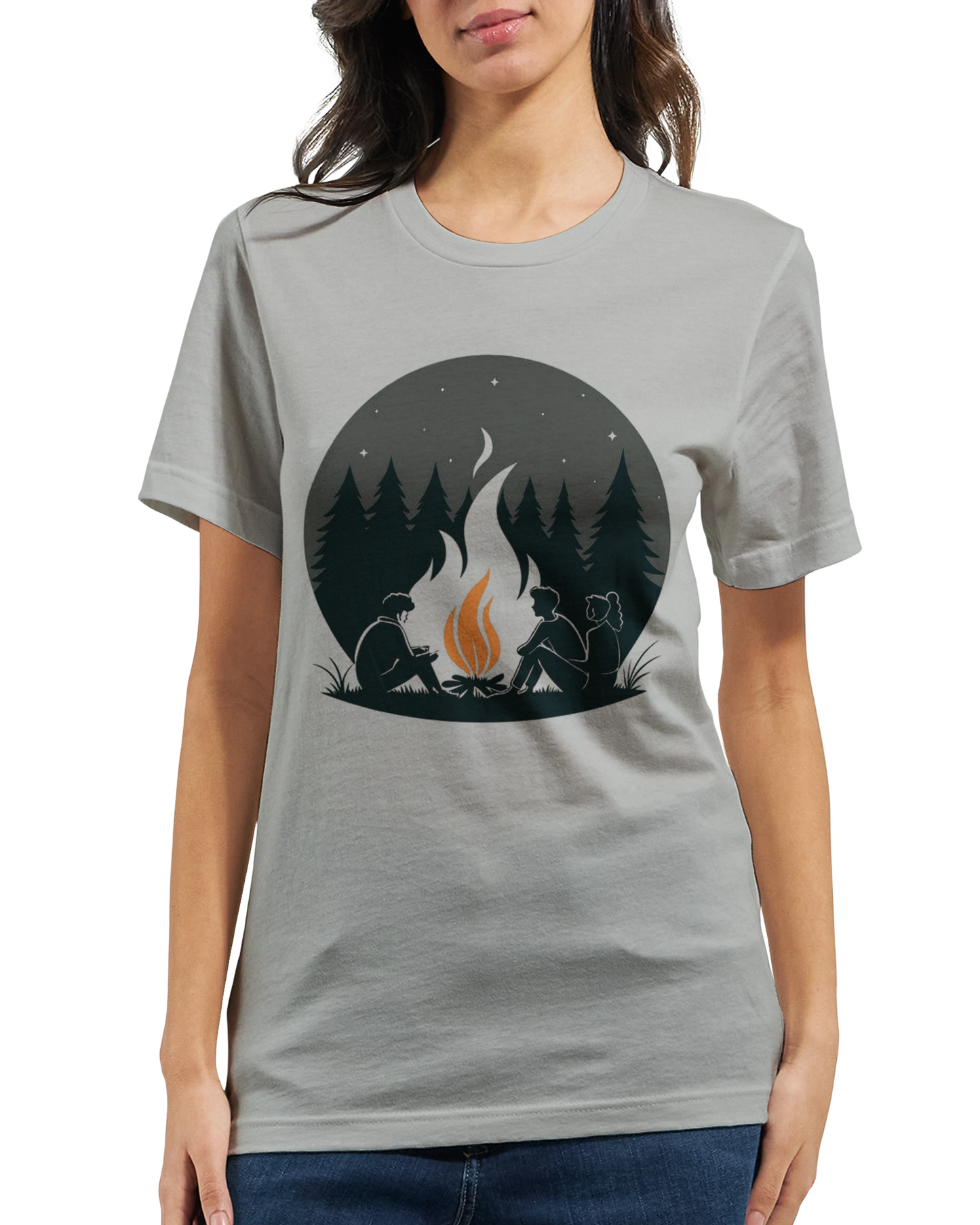 Matariki Glow New Beginnings - Women Premium Crewneck Tee