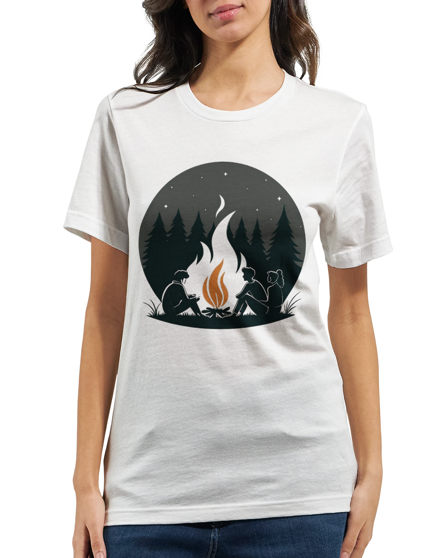 Matariki Glow New Beginnings - Women Premium Crewneck Tee