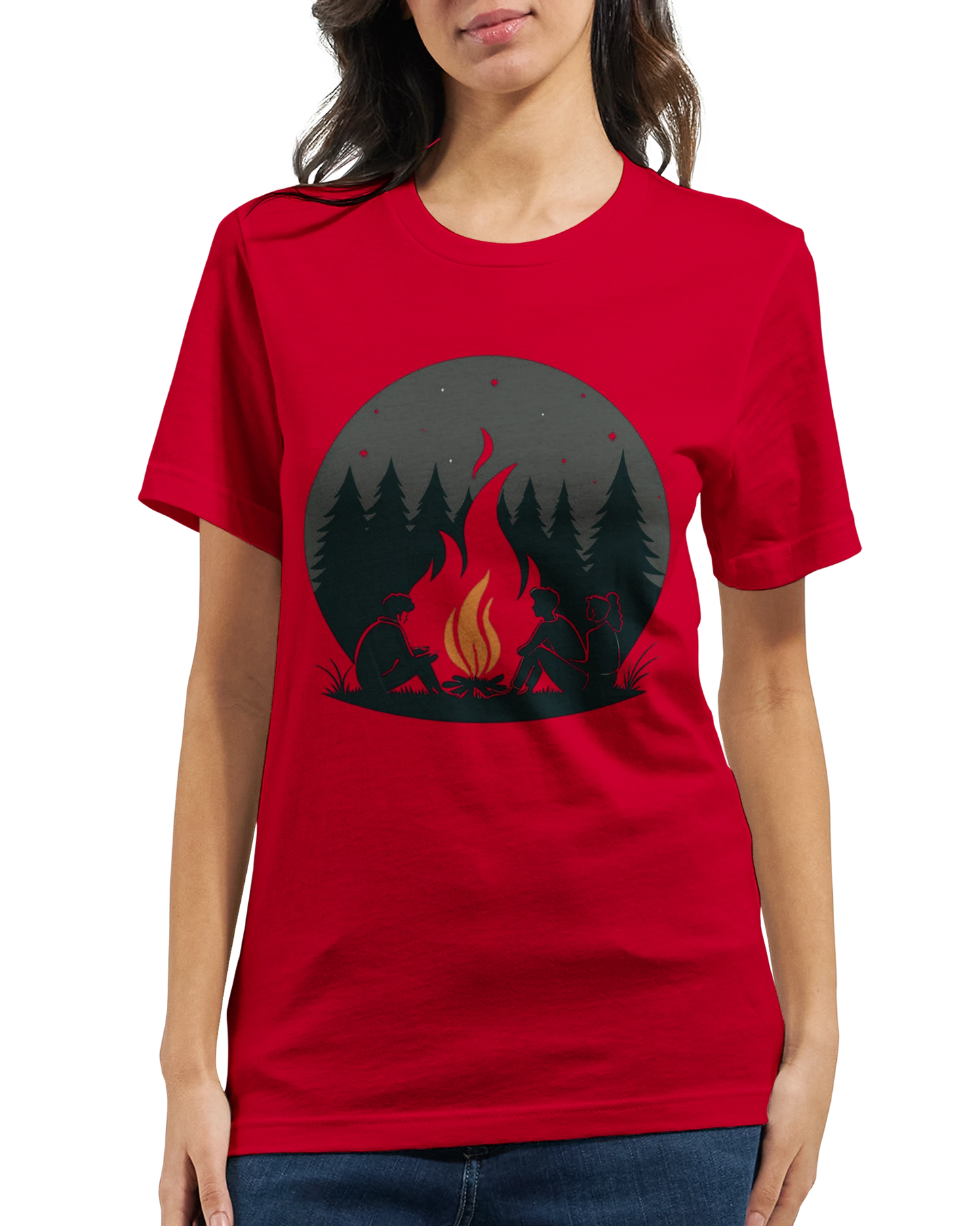 Matariki Glow New Beginnings - Women Premium Crewneck Tee