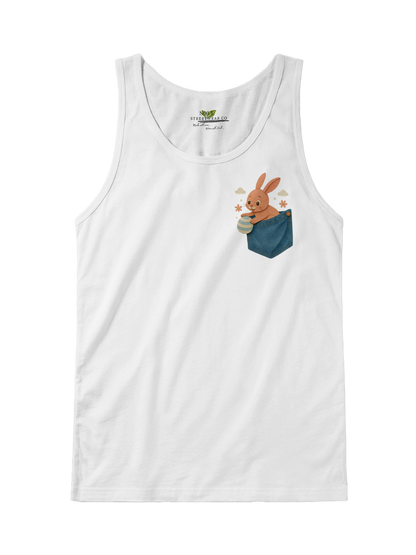 Easter Bunny Pocket - Premium Men Tank Top